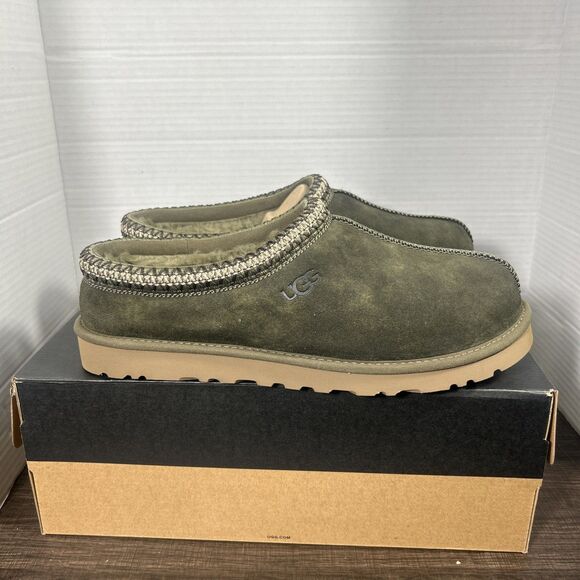 NEW UGG Tasman Baxter Men\'s Shoes Suede Comfortable‎ Burnt Olive Size 10